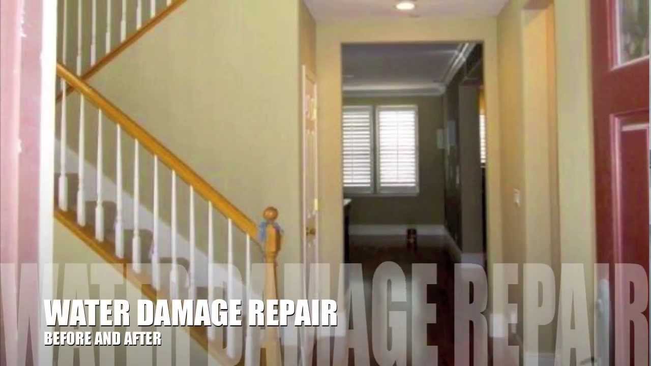 Water Damage Repair Before and After - YouTube