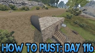 Raiding The 10 C4 Drainage Tunnel On Hapis Island! How To Rust: Day 116!