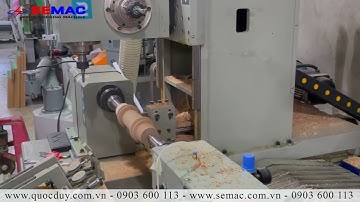 CNC Tiện Gỗ 5 Trục SEMAC | Trục Xoay 360° Gia Công Siêu Linh Hoạt – Được Xưởng Ưa Chuộng!