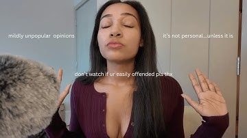 ASMR Unpopular Opinions | Soft Spoken