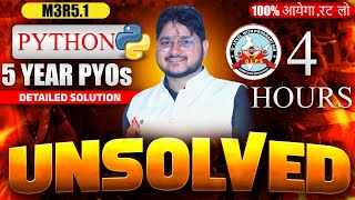 M3R5.1 || O LEVEL JAN 2026 EXAM || महामैराथन || इससे बाहर कुछ नहीं #olevel #olevelexam #python