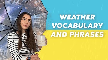 Weather vocabulary and phrases in Ukrainian language