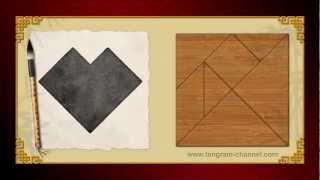 Full Tangram Heart Guide
