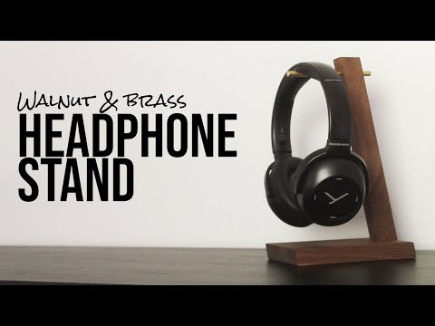 DIY Headphone Stand with Free Woodworking Plans - Making Manzanita