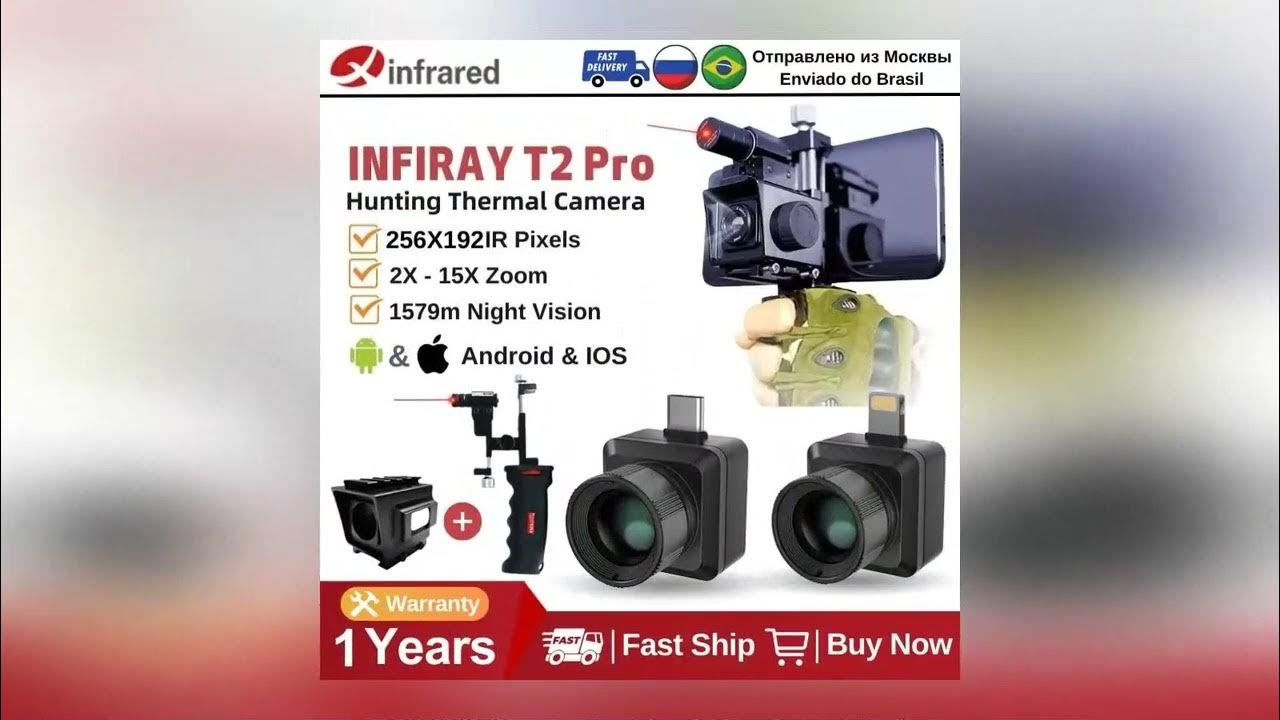 InfiRay T2 PRO Thermal imager Outdoor Hunting Infrared HD Monocular ...