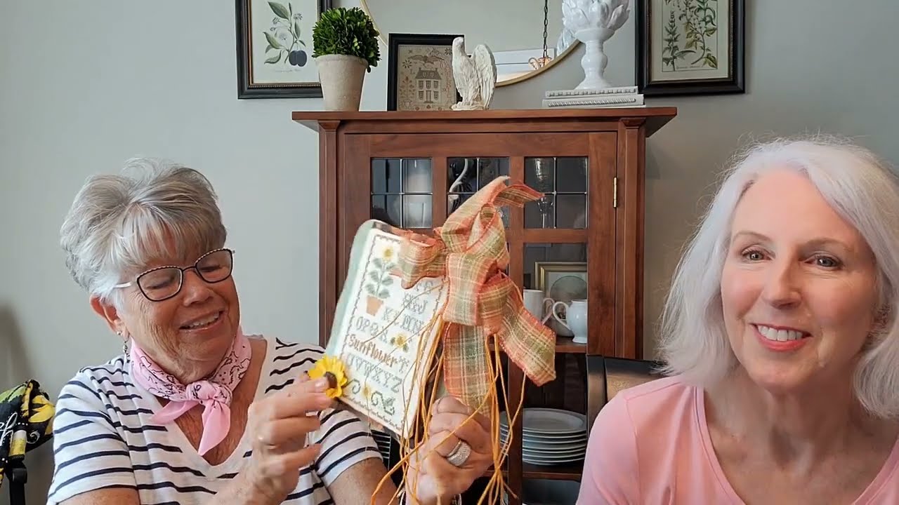 The SABLE Stitchers Flosstube #7 What to know cross stitch retreats; garden themed stitch & quilt