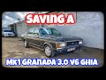 SAVING A FORD MK1 GRANADA 3.0 V6 GHIA ONE LAST RIDE!!! Pt6