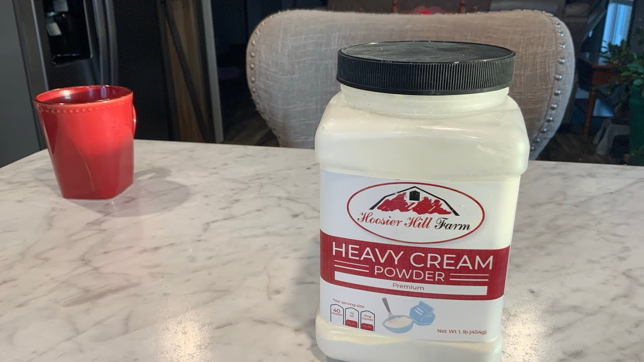  Hoosier Hill Farm Heavy Cream Powder Jar, 1 Pound