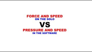 PRESSURE AND SPEED IN THE SOFTWARE VS ON THE SOLO ITSELF IN STARCRAFT CREATE