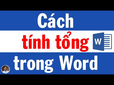 ➕ Hướng dẫn tính tổng trong Word đơn giản, ai cũng làm được