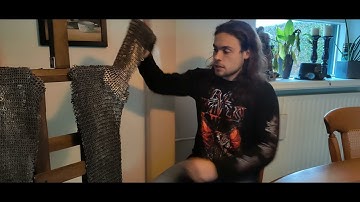Making 12th Century Mail Hauberk. Day 4 Armpit Part 2