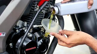 How To Change Engine Oil Of A Motorcycle