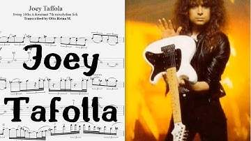 Joey Tafolla - INSANE use of the MIXOLYDIAN mode & swing 16ths feel