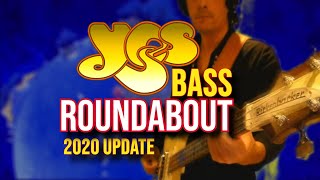 Video thumbnail of "Yes - Roundabout (Chris Squire bass cover) [HD remaster]"