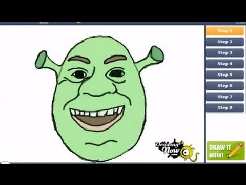 How To Draw Shrek Step By Step