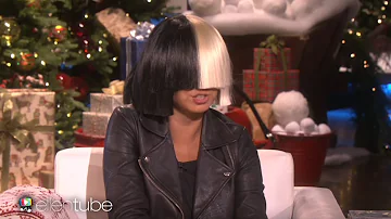 Sia Takes Off Her Wig For Ellen & Performs "Alive"