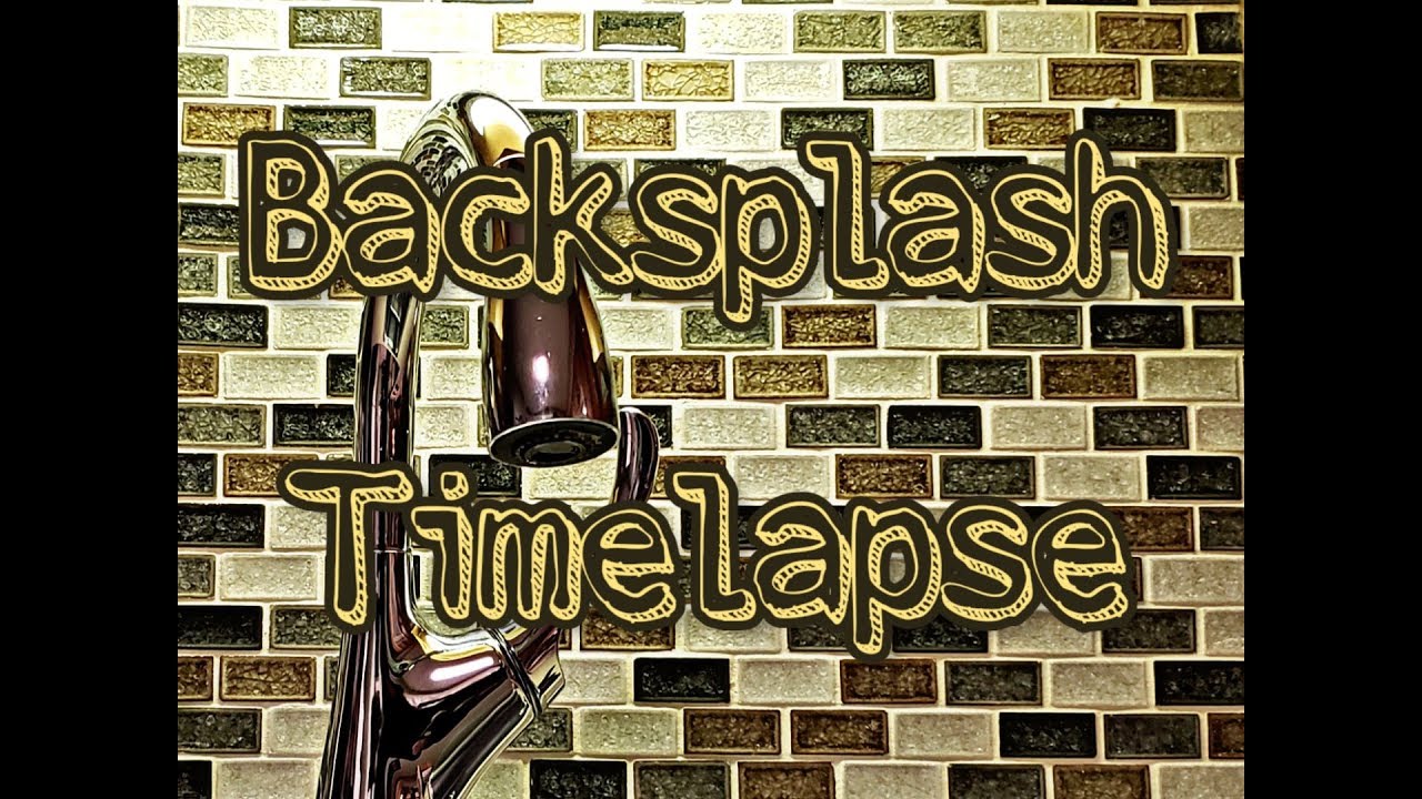 Tile Backsplash Install - YouTube