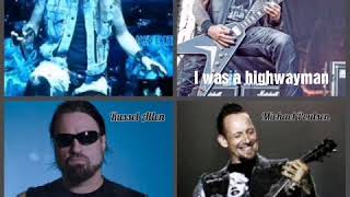 Highwayman Iced Earth ft. Michael Poulsen And Russel Allen Nightcore with Lyrics