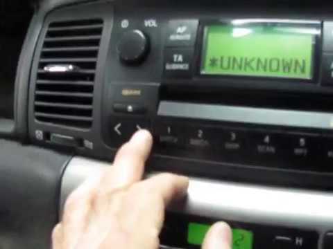 remove car stereo toyota corolla 2004 #3