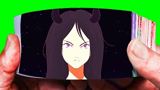 Ender Dragon Girl Rematch Steve - Minecraft Anime - Flipbook Animation