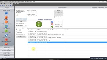 scanning a Network Using NetScan Tools Pro