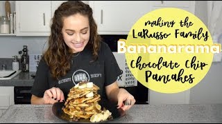 Cobra Kai's Bananarama Chocolate Chip Pancakes || Made by Samantha LaRusso!