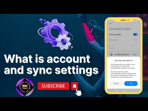 What is account and sync settings | Mobile me sync kya hota hai |