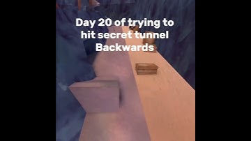 Day 20 of trying to hit secret tunnel backwards #gtag #vr