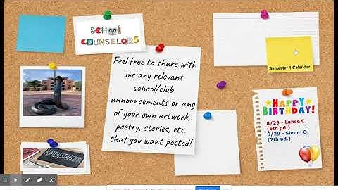 Virtual Bulletin Board Tutorial