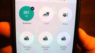 Samsung S Health App Review - Eat Healther screenshot 4