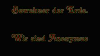 Nachricht von Anonymous - ANTI ACTA