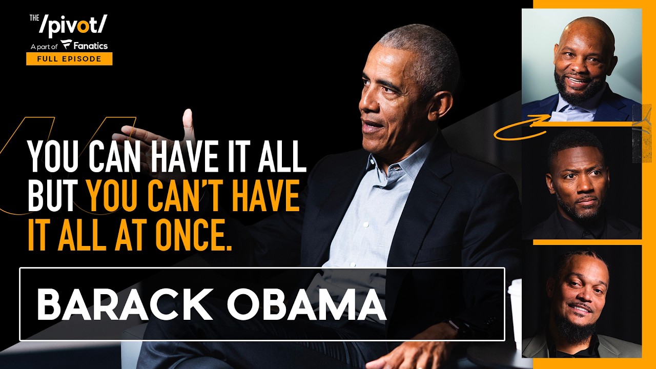 Barack Obama shares personal stories & experiences: Family, leadership, sports & marriage |The Pivot
