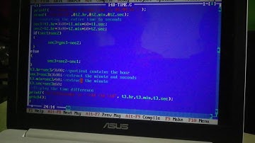 14 B  Time difference 19CSL28  C programming (CSE Department)