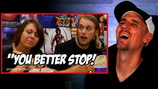 I CAN'T STOP LAUGHING! Reacting to ScrewAttack's Half Gallon Ice Cream Eating Challenge