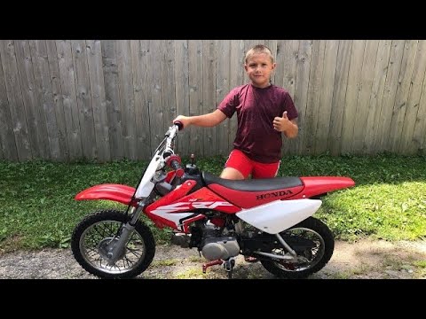 Honda Crf70 - Start Up And Ride - Youtube