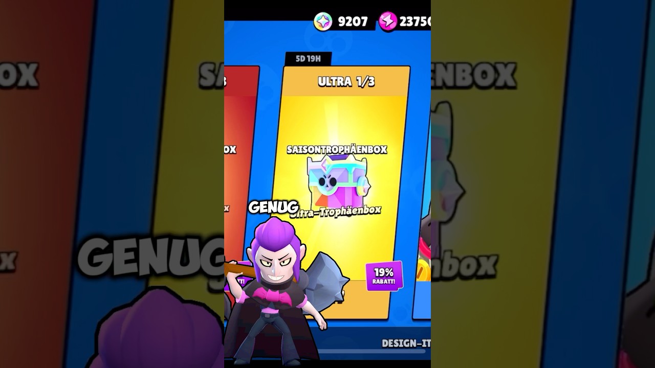 Die Trophäenboxen sind so nutzlos… 