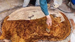 Super Impressive Burl Wooden Table By Vietnamese Carpenters by Woodworking Tools 9,882 views 5 months ago 29 minutes