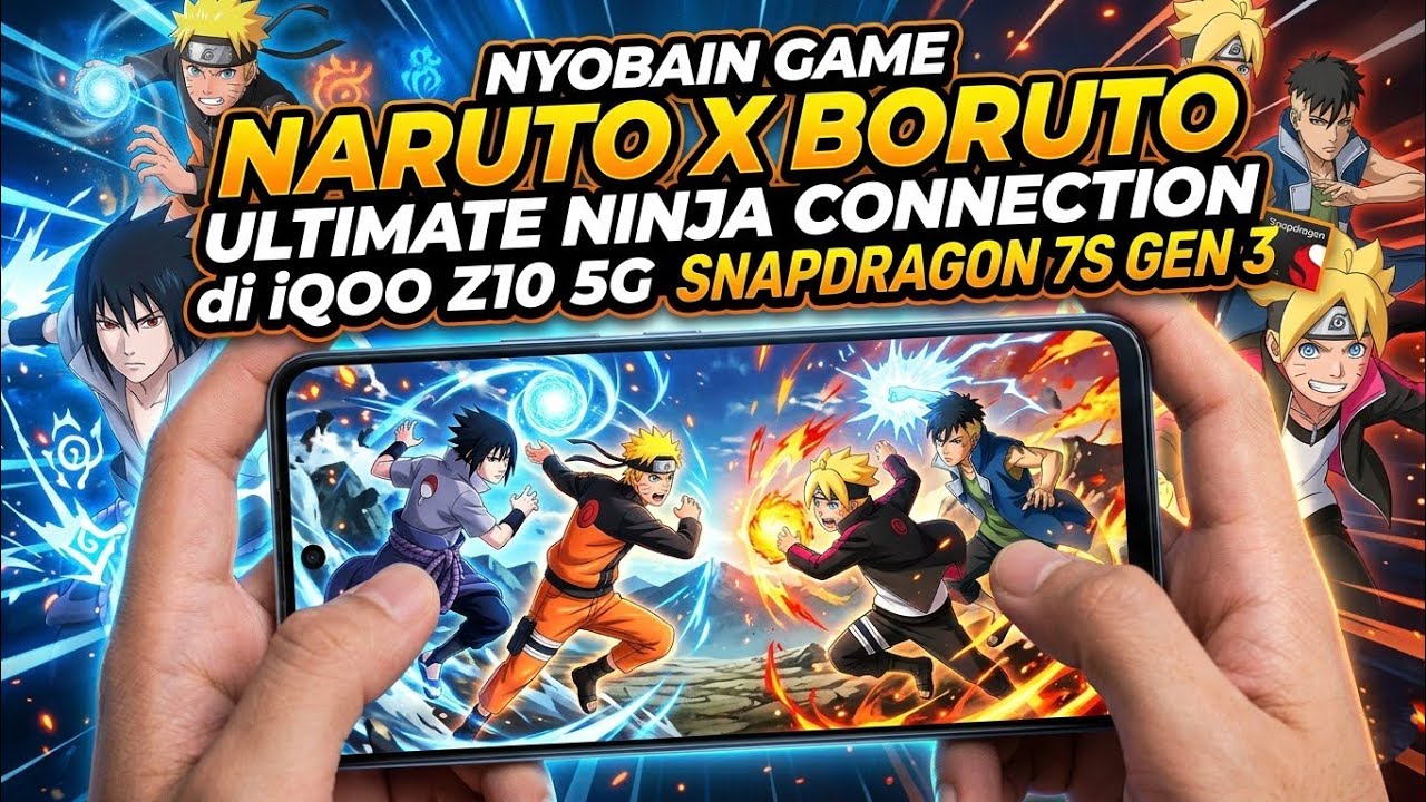 Nyobain Naurto X Boruto Connection di IQOO Z10 5G | Snapdragon 7s Gen 3