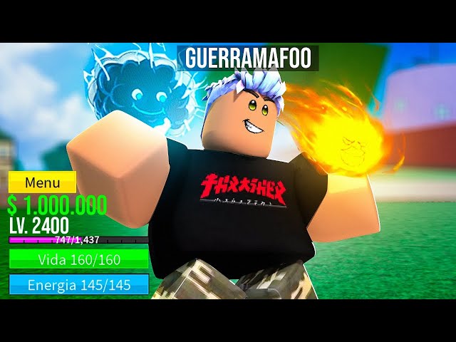 conta de Blox Fruits 100% de GRAÇA NO PRECINHO 𝗡𝗢 ROBLOX !! ‹ Ine Games ›  