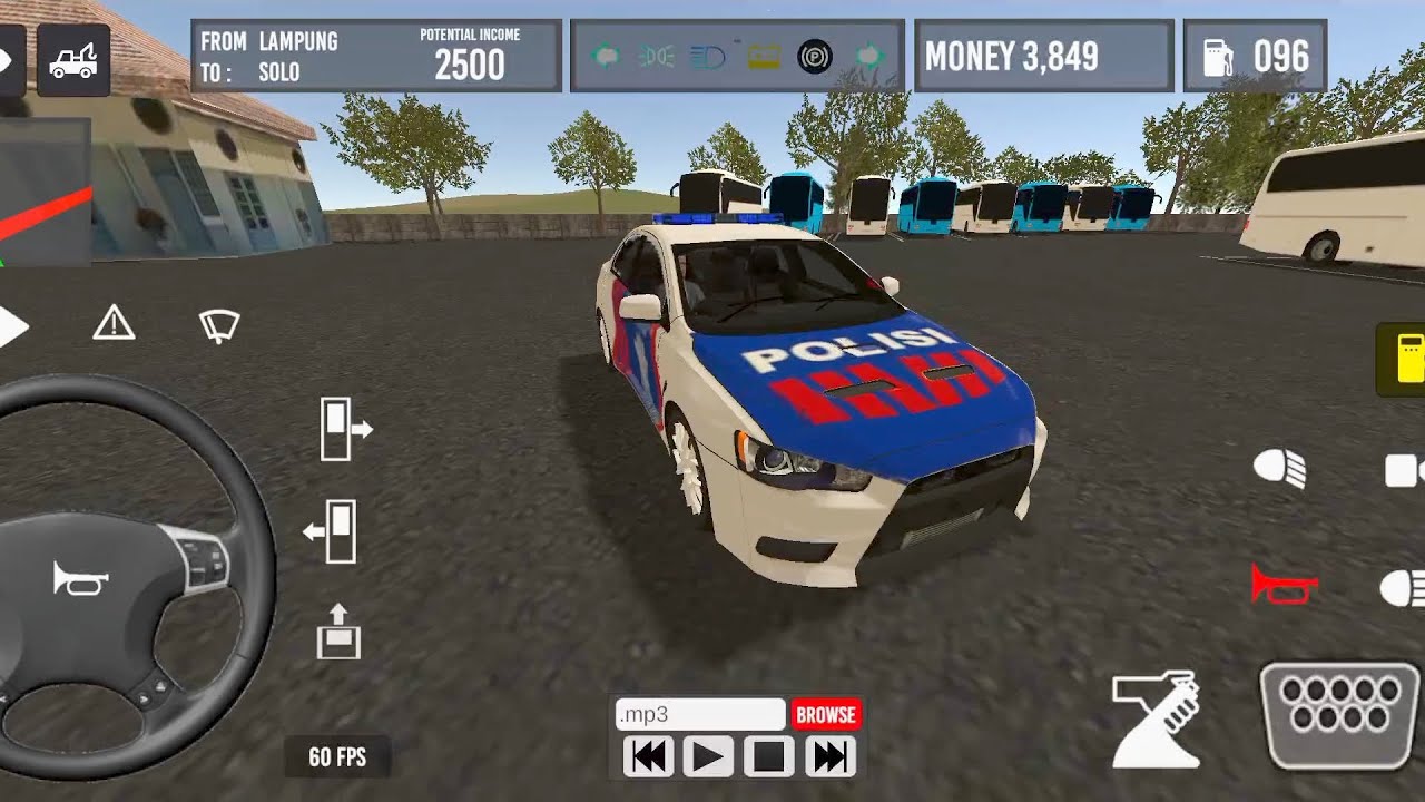 Real Police Car Driving Simulator Gameplay | Indonesian Police Patrol