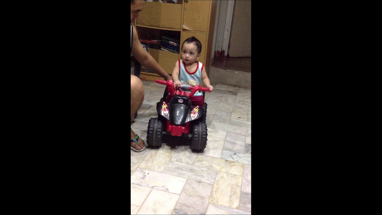 Arkin on first ATV ride