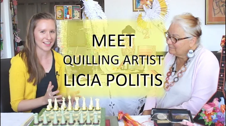 Quilling artist interview - Licia Politis