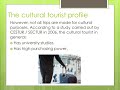 Week 6 cultural tourism