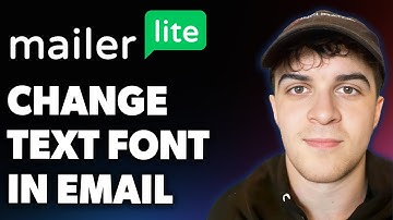 How to Change Text Font in Mailerlite Email (Full 2025 Guide)