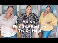 YOINS Plus Size Fashion Try On Haul. #YOINS #PLUSSIZEFASHION #CURVES #BODYPOSITIVITY