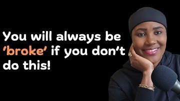 The Only Way To Stop Being Broke