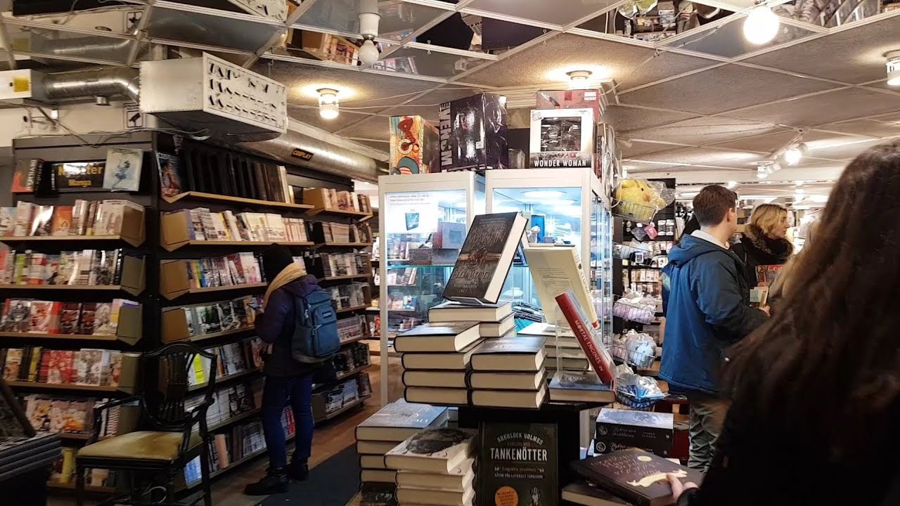 Лучший магазин комиксов в Швеции. - YouTube