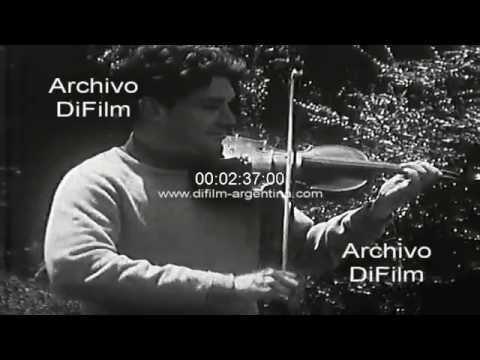 DiFilm - Imagenes del violinista argentino Alberto Lysy 1967