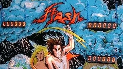 1979 Williams FLASH pinball machine in action