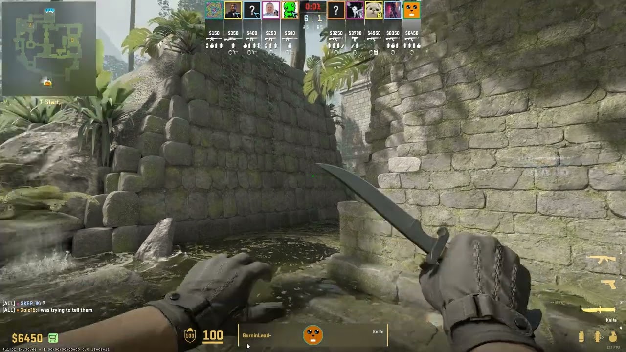 CS2 - No way no way. He got bomb he got bomb he got bomb. Holy fuck. Holy shit. 1v5 ninja defuse.